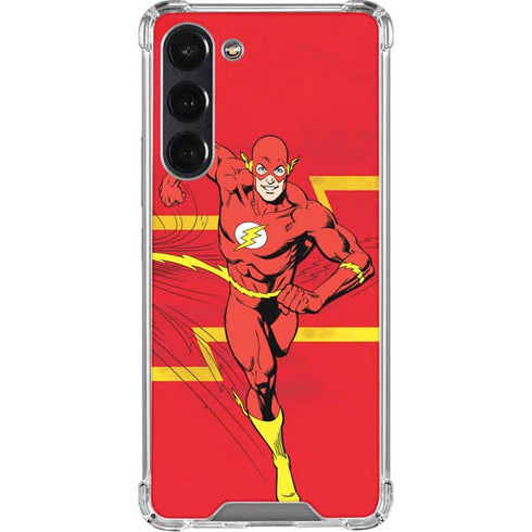 DC Comics Jagged Flash Galaxy S24 FE Clear Case