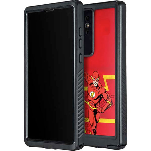 DC Comics Jagged Flash Galaxy S24 Ultra Waterproof Case
