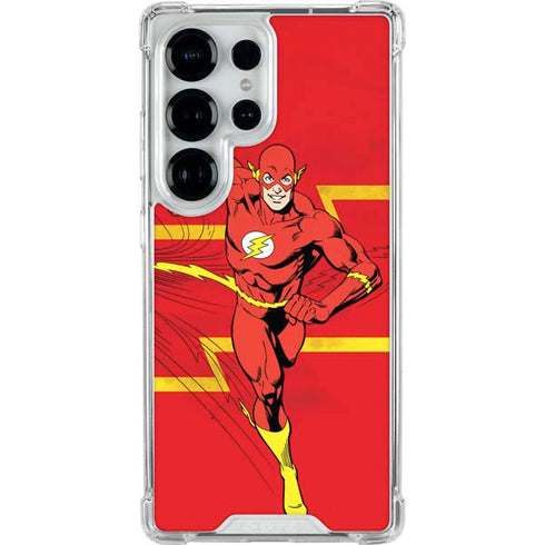 DC Comics Jagged Flash Galaxy S25 Ultra Clear Case