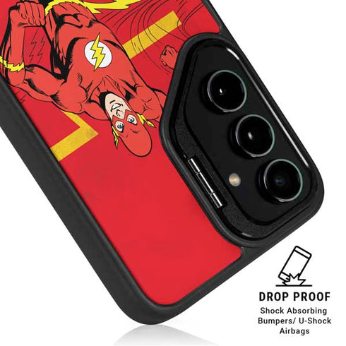 DC Comics Jagged Flash Galaxy S26 Plus Kickstand Case