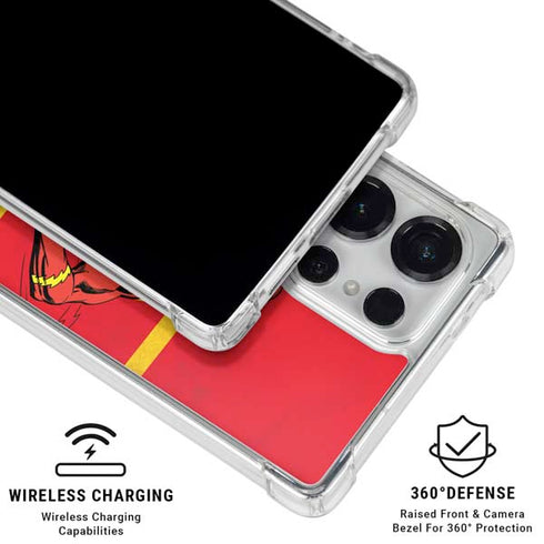 DC Comics Jagged Flash Galaxy S26 Ultra Clear Case