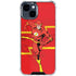 DC Comics Jagged Flash iPhone 15 Clear Case
