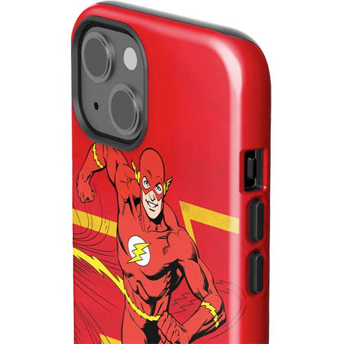 DC Comics Jagged Flash iPhone 15 Impact Case