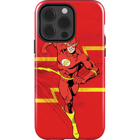 DC Comics Jagged Flash iPhone 15 Pro Impact Case