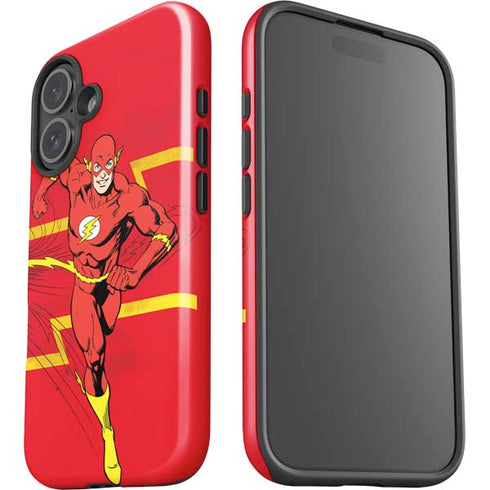 DC Comics Jagged Flash iPhone 16 Impact Case