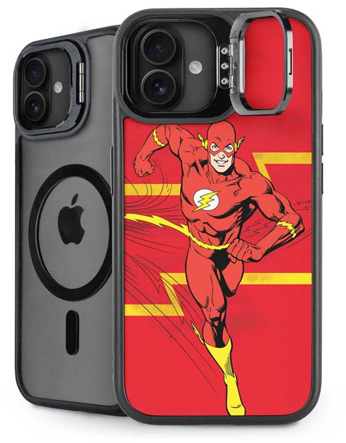 DC Comics Jagged Flash iPhone 16 Kickstand Case