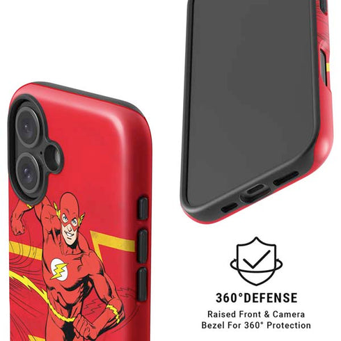 DC Comics Jagged Flash iPhone 16 Magsafe Impact Case