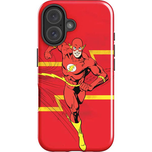 DC Comics Jagged Flash iPhone 16 Plus Impact Case