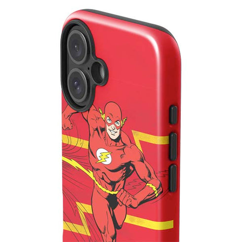 DC Comics Jagged Flash iPhone 16 Plus Impact Case