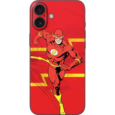 DC Comics Jagged Flash iPhone 16 Plus Skin