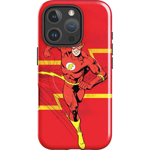DC Comics Jagged Flash iPhone 16 Pro Magsafe Impact Case