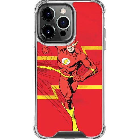 DC Comics Jagged Flash iPhone 16 Pro Max Clear Case