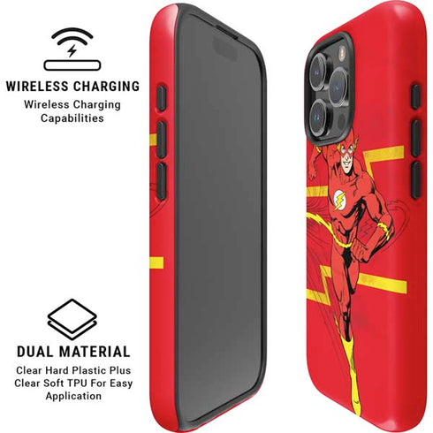 DC Comics Jagged Flash iPhone 16 Pro Max Magsafe Impact Case