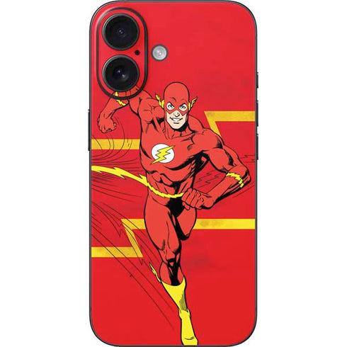 DC Comics Jagged Flash iPhone 16 Skin