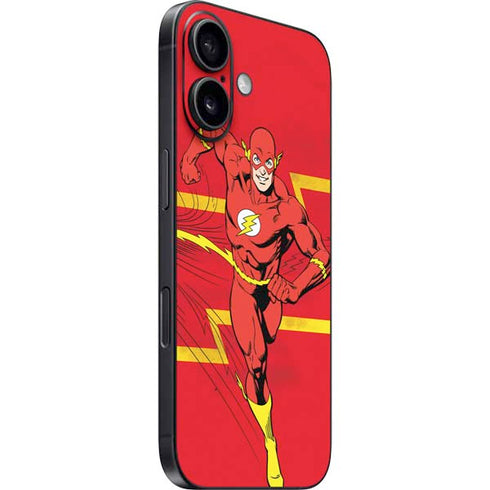 DC Comics Jagged Flash iPhone 16 Skin