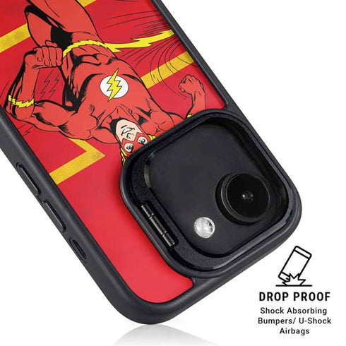 DC Comics Jagged Flash iPhone 16e Kickstand Case