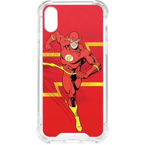 DC Comics Jagged Flash iPhone XS Clear Case