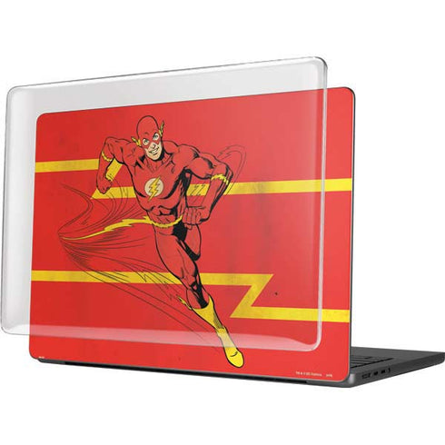 DC Comics Jagged Flash MacBook Pro 14in (2021-24) Case plus Skin