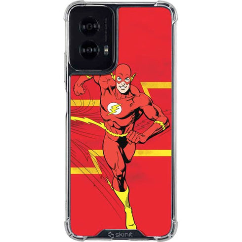 DC Comics Jagged Flash Moto G Power 5G (2024) Clear Case