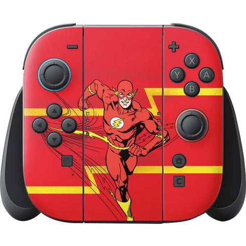 DC Comics Jagged Flash Nintendo Switch 2 (2025) Joy-Con Controller Skin