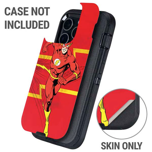 DC Comics Jagged Flash Otterbox Defender iPhone Skin