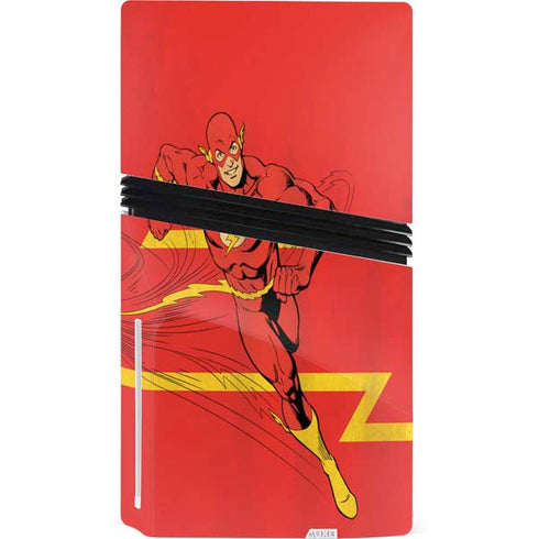 DC Comics Jagged Flash PS5 Pro Disk Console Skin