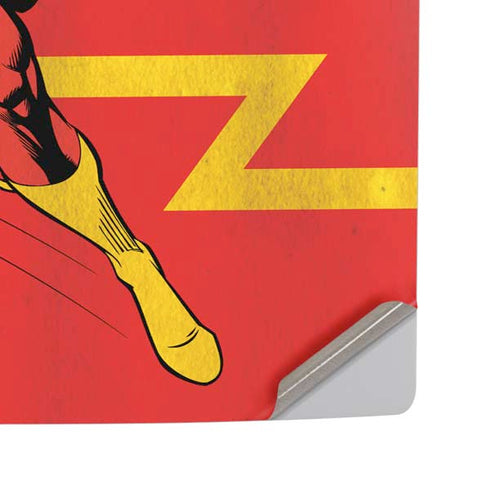 DC Comics Jagged Flash PS5 Pro Disk Console Skin
