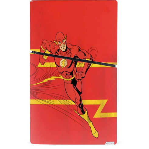 DC Comics Jagged Flash PS5 Slim Digital Edition Console Skin