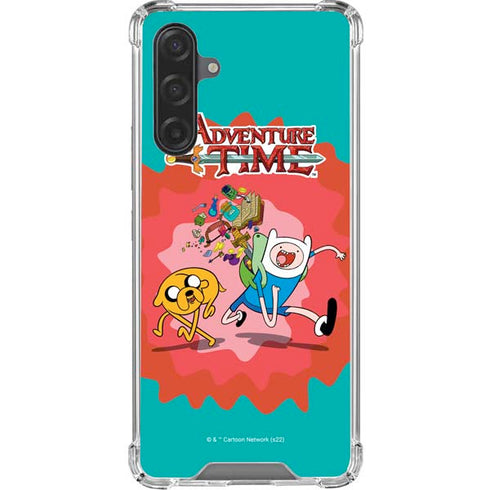 Adult Swim Adventure Time Jake and Finn Galaxy A17 Clear Case