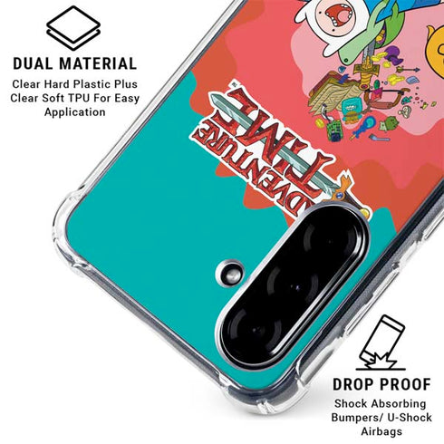 Adult Swim Adventure Time Jake and Finn Galaxy A36 5G Clear Case