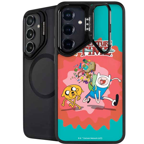 Adult Swim Adventure Time Jake and Finn Galaxy S25 Plus Kickstand Case