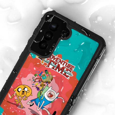 Adult Swim Adventure Time Jake and Finn Galaxy S24 Plus Waterproof Case