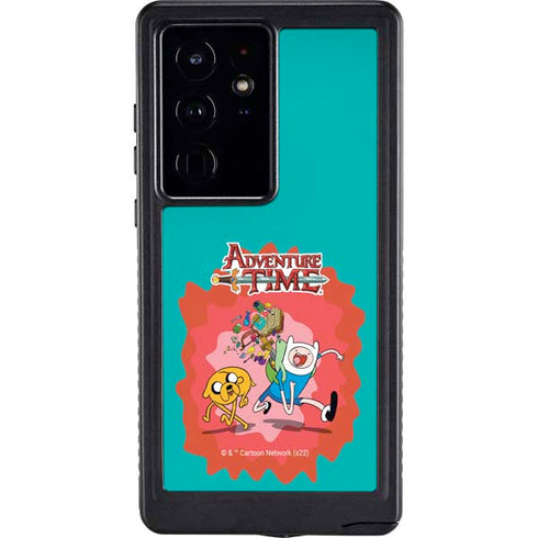 Adult Swim Adventure Time Jake and Finn Galaxy S24 Ultra Waterproof Case