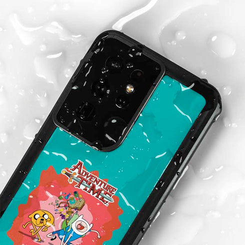 Adult Swim Adventure Time Jake and Finn Galaxy S24 Ultra Waterproof Case
