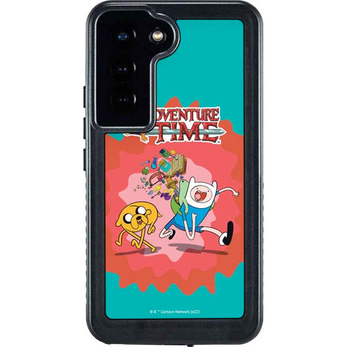 Adult Swim Adventure Time Jake and Finn Galaxy S24 Waterproof Case