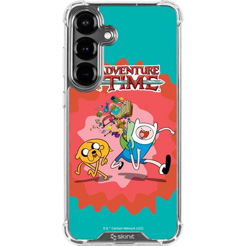 Adult Swim Adventure Time Jake and Finn Galaxy S26 Clear Case