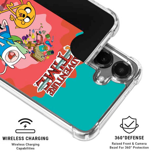 Adult Swim Adventure Time Jake and Finn Galaxy S26 Clear Case
