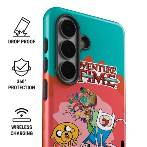 Adult Swim Adventure Time Jake and Finn Galaxy S26 Plus Impact Case