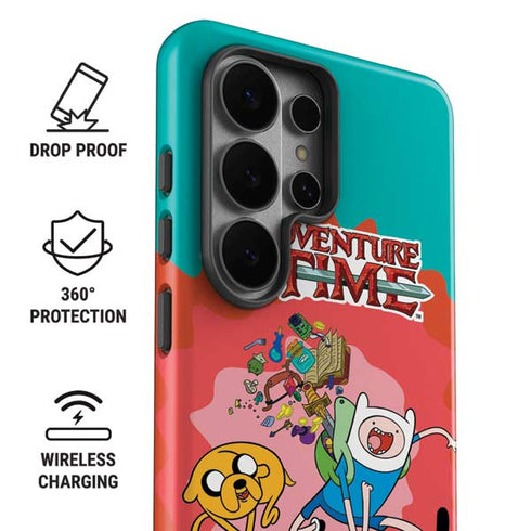 Adult Swim Adventure Time Jake and Finn Galaxy S26 Ultra Impact Case