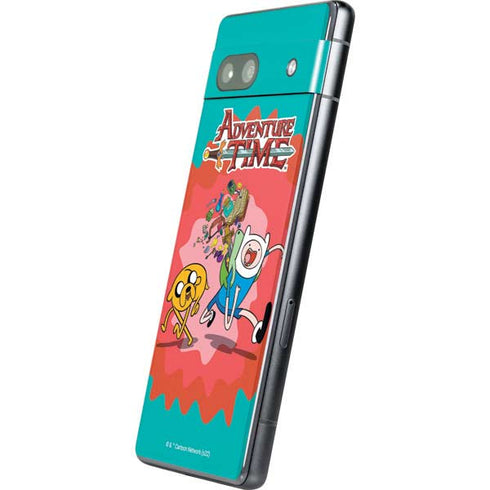 Adult Swim Adventure Time Jake and Finn Google Pixel 7a Skin