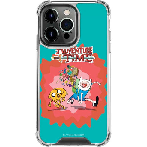 Adult Swim Adventure Time Jake and Finn iPhone 16 Pro Clear Case