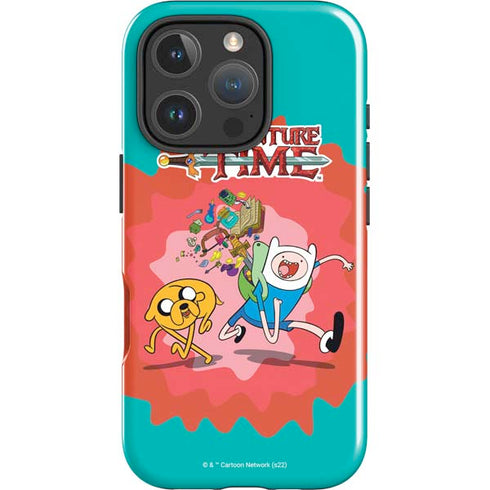 Adult Swim Adventure Time Jake and Finn iPhone 16 Pro Impact Case