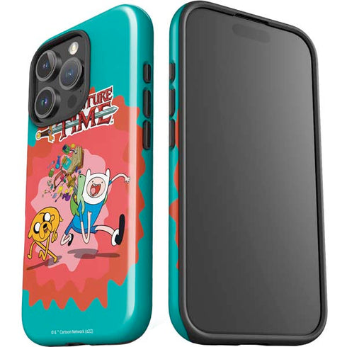 Adult Swim Adventure Time Jake and Finn iPhone 16 Pro Impact Case