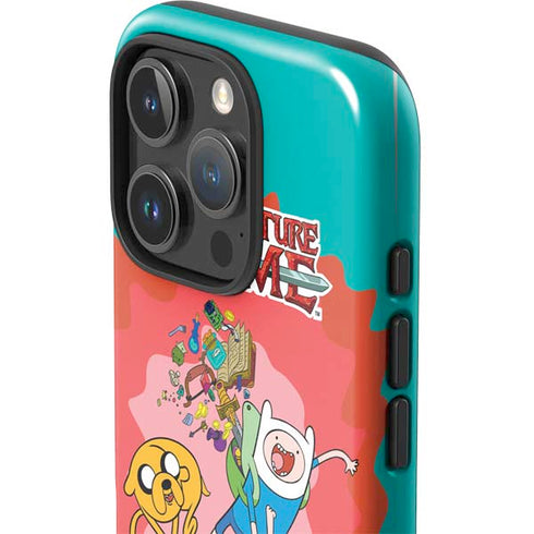Adult Swim Adventure Time Jake and Finn iPhone 16 Pro Max Impact Case