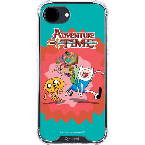 Adult Swim Adventure Time Jake and Finn iPhone 16e Clear Case