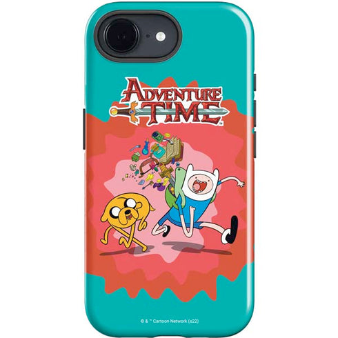 Adult Swim Adventure Time Jake and Finn iPhone 16e Impact Case