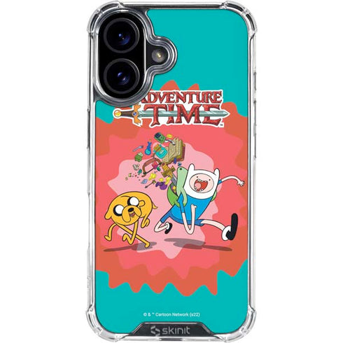 Adult Swim Adventure Time Jake and Finn iPhone 17 Clear Case