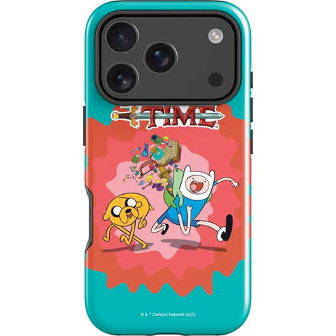 Adult Swim Adventure Time Jake and Finn iPhone 18 Pro Impact Case