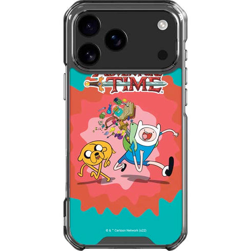 Adult Swim Adventure Time Jake and Finn iPhone 18 Pro Max Clear Case