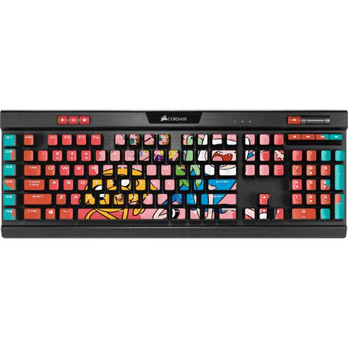 Adult Swim Adventure Time Jake and Finn K95 RGB PLATINUM Mechanical Gaming Keyboard Skin